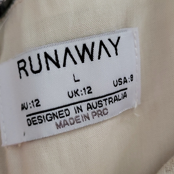 Runaway the label nude mini dress. Front cut outs. - Picture 2 of 3